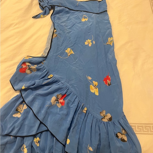 GANNI gorgeous floral wrap skirt with ruffle hem - Picture 2 of 2